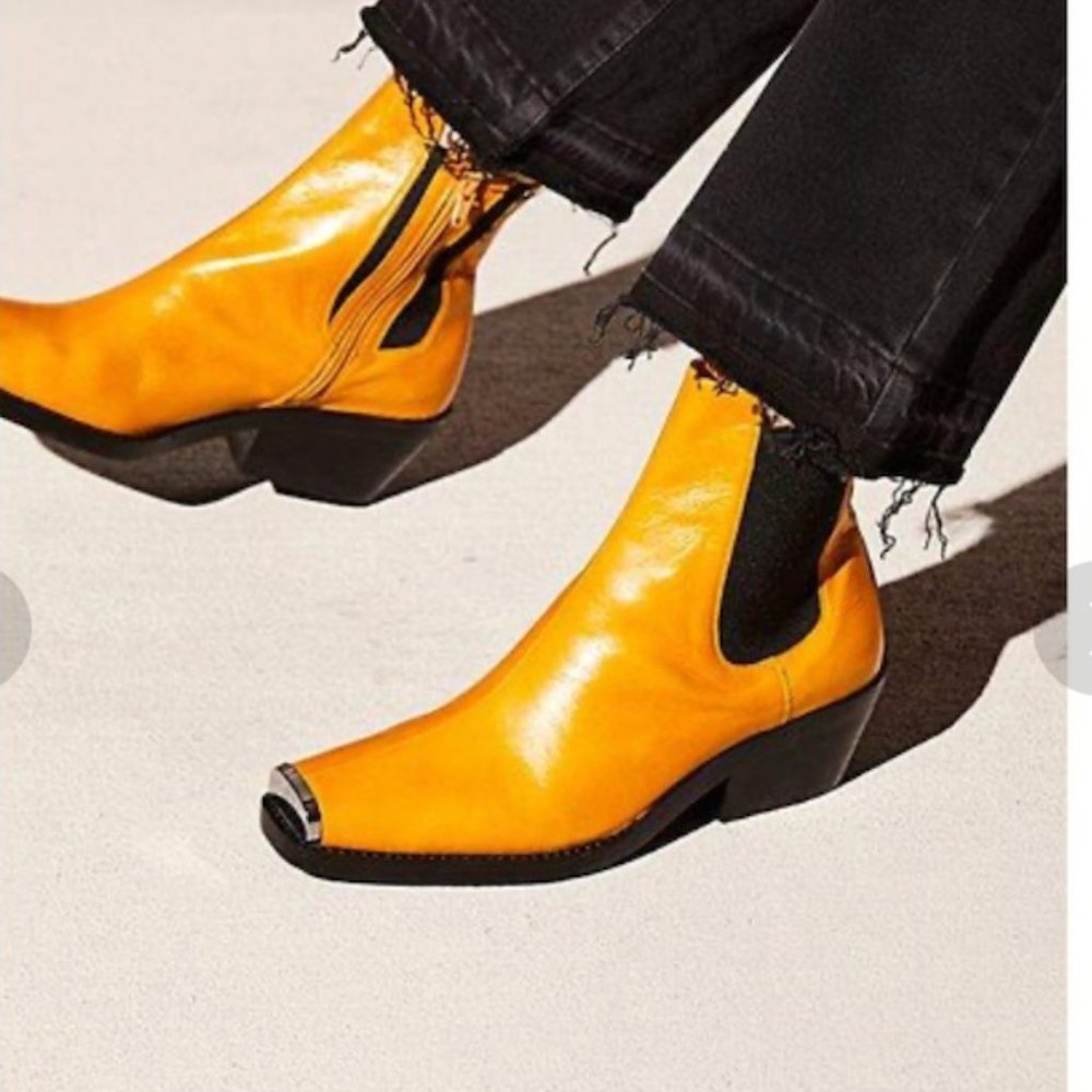 Jefferey Campbell Brisbane Chelsea Leather Boots